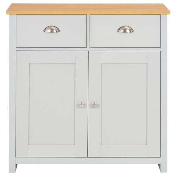 vidaXL Sideboard Grey 79x35x81 cm