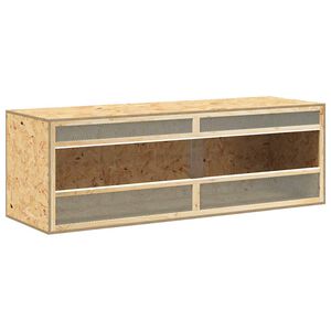 vidaXL Terrarium Engineered Wood 144x46x48 cm