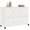 vidaXL Sideboard White 100.5x39x72 cm Steel