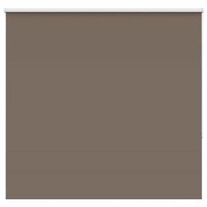 vidaXL Roller Blind Blackout Coffee 160x130 cm Fabric Width 156.6 cm Polyester