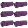 vidaXL Throw Blankets 6 pcs Purple 200 x 150 cm Fleece