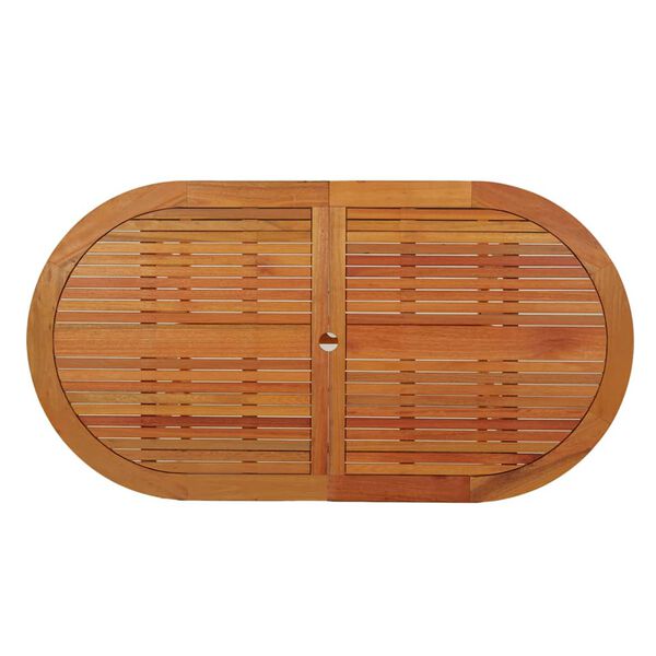 vidaXL Garden Table 160x85x75 cm Solid Wood Eucalyptus