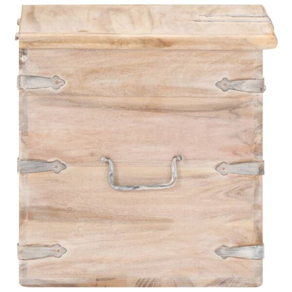 vidaXL Chest 40x40x40 cm Solid Acacia Wood
