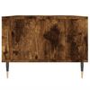 vidaXL Coffee Table Smoked Oak 90x50x36.5 cm Engineered Wood