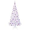 vidaXL Artificial Christmas Tree with Stand White 180 cm PVC and Steel