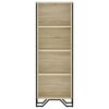 vidaXL Bookcase Sonoma Oak 50x31x137.5 cm Engineered Wood