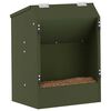 vidaXL Rabbit Feeder Olive Green 33.5 x 25.5 x 45.5 cm