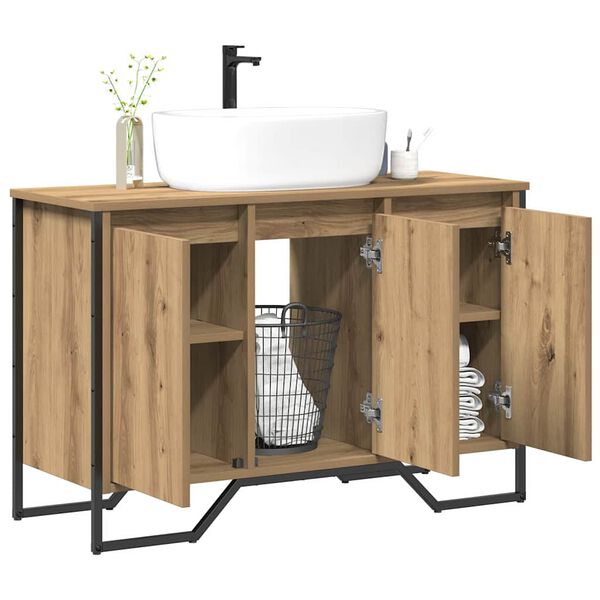 vidaXL Sink Cabinet Other Artisan Oak 91 x 35 x 60 cm Engineered wood