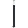 vidaXL Bollard Light with Sensor 110 cm Black IP44