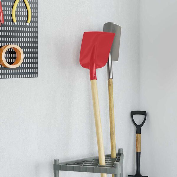 vidaXL Shovel Head 4 pcs Red 32 x 24.5 cm Powder-Coated Steel