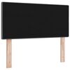 vidaXL Headboard with Headboard Dark Grey 90 cm Faux Leather