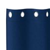 vidaXL Blackout Curtains with Rings 2 pcs Dark Blue 245 x 140 cm