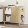 vidaXL Cat House Sonoma 72 x 42.5 x 70 cm Engineered Wood
