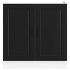 vidaXL Sink Base Cabinet "Porto" Black 80x46x81.5 cm Engineered Wood