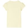Kids' T-shirt Soft Yellow 116