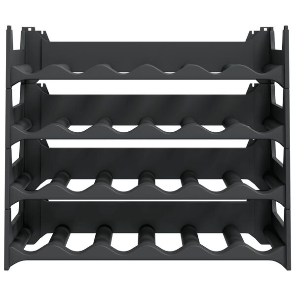 vidaXL Wine Rack for 24 Bottles PP Stackable