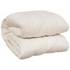 vidaXL Weighted Blanket Light Cream 155x220 cm 11 kg Fabric