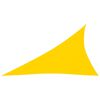 vidaXL Sunshade Sail Oxford Fabric Triangular 3x4x5 m Yellow