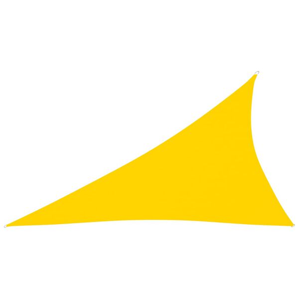 vidaXL Sunshade Sail Oxford Fabric Triangular 3x4x5 m Yellow