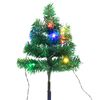 vidaXL Christmas Pathway Trees 6 pcs with Multicolour LEDs 45 cm PVC
