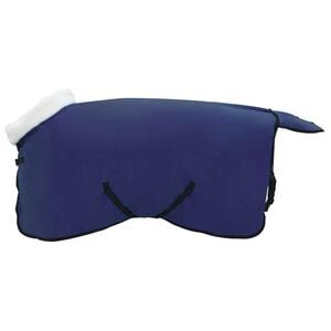 vidaXL Horse Blanket Navy Blue 75 cm Polar fleece