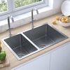 vidaXL Kitchen Sink Stainless Steel