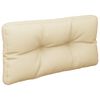 vidaXL Pallet Cushion Beige 80x40x12 cm Fabric