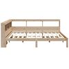 vidaXL Bookcase Bed without Mattress 120x200 cm Solid Wood Pine