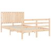 vidaXL Bed Frame without Mattress 120x200 cm Solid Wood