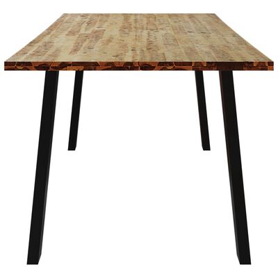 vidaXL Dining Table 150x90x75 cm Solid Wood Acacia