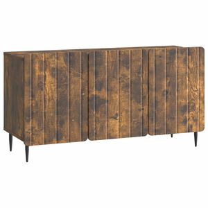 vidaXL TV Cabinet 99 x 34.5 x 52 cm Smoked Oak Engineered Wood
