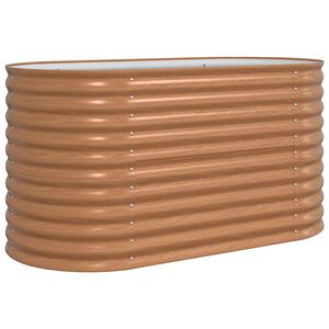 vidaXL Raised Bed Brown 160 x 80 x 81 cm Steel