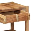vidaXL End Table with Drawer Brown 43 x 32 x 46 cm Solid Reclaim Wood