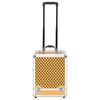 vidaXL Make-up Trolley 35x29x45 cm Gold Aluminium