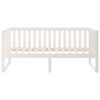 vidaXL Day Bed without Mattress White 100x200 cm Solid Wood Pine