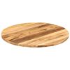 vidaXL Table Top &Oslash; 80x3.8 cm Round Solid Wood Rough Mango