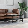 vidaXL Coffee Table Black 100x50.5x40 cm Engineered Wood