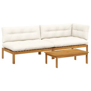 vidaXL 5 Piece Garden Pallet Sofa Set Solid Wood Acacia