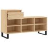 vidaXL Shoe Cabinet Sonoma Oak 102x36x60 cm Engineered Wood