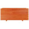vidaXL Garden Planter Wax Brown 110x40x49.5 cm Solid Wood Pine