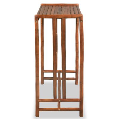 vidaXL Bar Table Bamboo 100x45x100 cm Brown