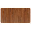 vidaXL Bathroom Countertop Dark Brown 100x50x2.5cm Treated Solid Wood