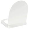 vidaXL Soft-close Toilet Seat with Quick-release Design White