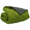 vidaXL Winter Duvet Green and Anthracite 200 x 200 cm Microfiber