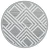 vidaXL Outdoor Carpet ARAKIL Grey &Oslash;160 cm PP