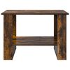vidaXL Coffee Table Smoked Oak 72 x 50 x 50 cm Engineered Wood