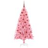 vidaXL Christmas Tree with 150 LEDs with Stand Pink 150 cm PVC