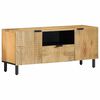 vidaXL TV Cabinet Brown 105x33x46 cm Solid Wood Mango