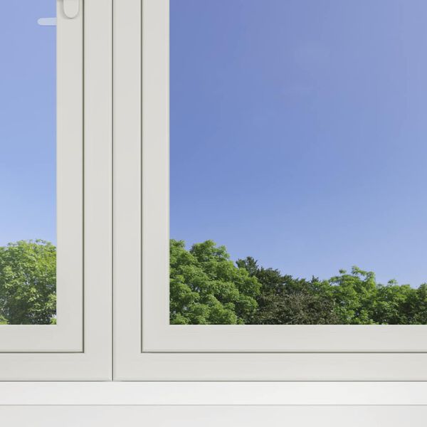 vidaXL Solar Films 3 pcs Static Reflective Effect Silver PVC