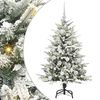 vidaXL Artificial Pre-lit Christmas Tree with Ball Set Green 120 cm